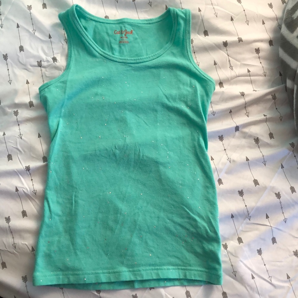 Cat & jack little girls tank top. Size 7-8
